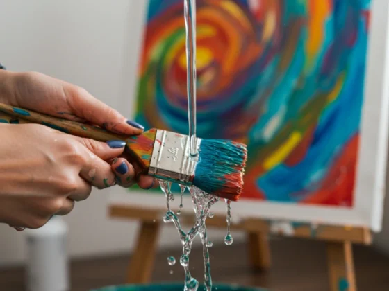 how to clean paint brushes